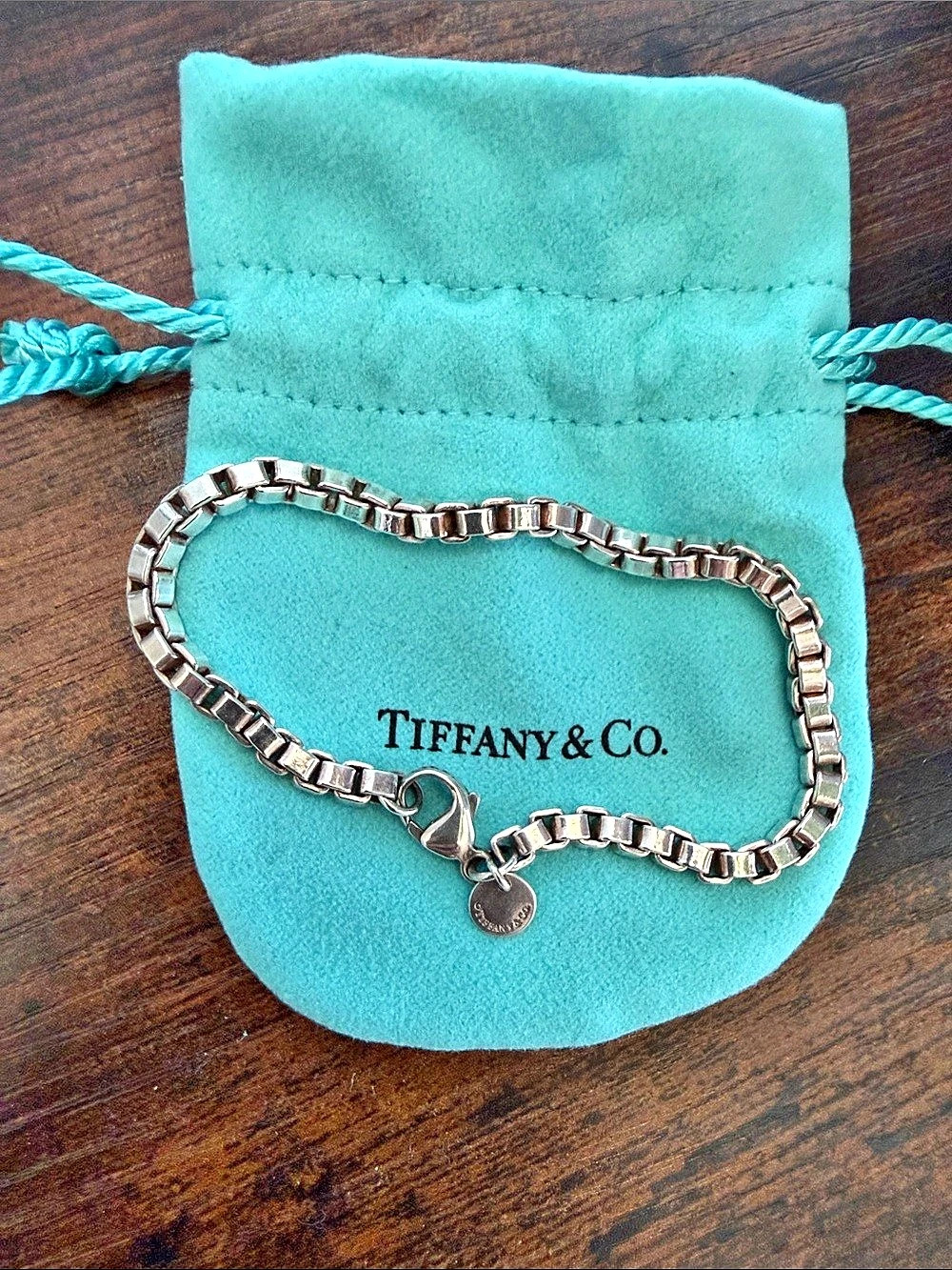 Tiffany & Co. Venetian Link Bracelet. Silver